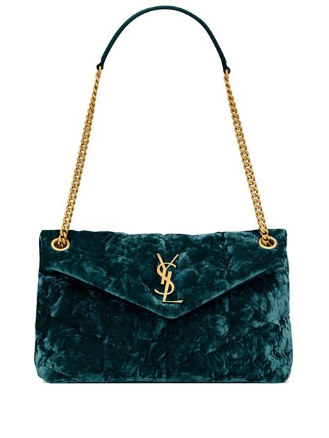 ysl velvet pouch bag|ysl bag farfetch.